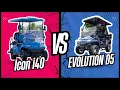 Evolution D5 vs Icon i40 Golf Cart Comparison 2025