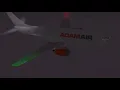 Adam Air Flight 574 Roblox Crash Animation