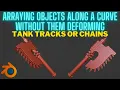 Array along a curve without the object deforming in Blender