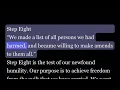 NA Basic Text Chapter 4 (Steps 8-9)