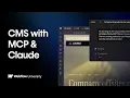 Webflow CMS with MCP Claude