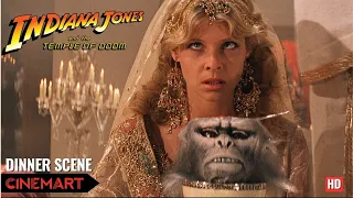 indiana jones and the temple of doom 1984 dinner scene hd