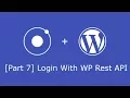 Wordpress Rest API and Ionic 3 CRUD 7 - Auth Login with WP Rest API