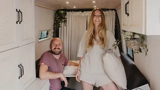 FIRST NIGHT IN OUR CAMPER VAN | VAN LIFE UK