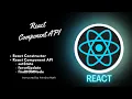Component API Constructor setState forceUpdate findDOMNode Explained