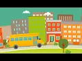 The Wheels On The Bus Go Round and Round • Nursery Rhymes Song with Lyrics • Animated Kids Song