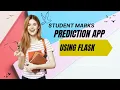 Student Marks Prediction App Using Flask Machine Learning Project