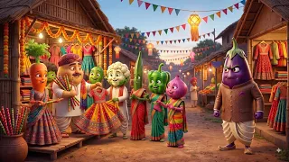 नवरात्रि में आलू-गाजर ने बेचे लहंगा-चोली और डांडिया, फिर एक ग्राहक ने बदल दी उनकी जिंदगी!❤️🌺