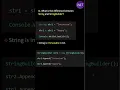 What is the difference between string and stringbuilder