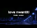Aesthetic lyrics edit || Song - love nwantiti (arabic version) || 3am edits || edited by me