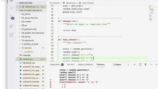 Tiny Python Projects Ch 12 Pt 3 Writing the program