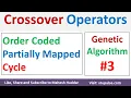 Order Coded Crossover Operators Genetic Algorithm Example in machine learning by Mahesh Huddar
