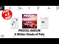 Download Lagu Procol Harum - A Whiter Shade of Pale | Scrolling Guitar Chords \u0026 Lyrics