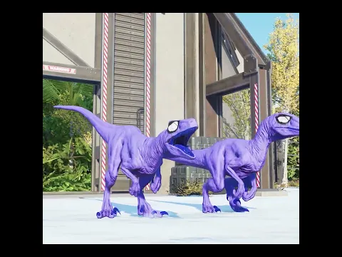 (🦖Jurassic World Evolution 2)Mommy Long Legs T-Rex vs Brachiosaurus,Spinosaurus Dinosaurs Fight