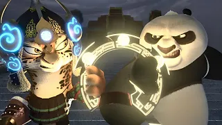 دب باندا بيضحي بحياته علشان ينقذ العالم من الاشرار ملخص القسم الثاني من الموسم الاول Kung Fu Panda 