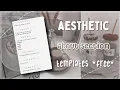 aesthetic about section templates original idea FREE