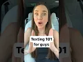 Texting 101 for guys