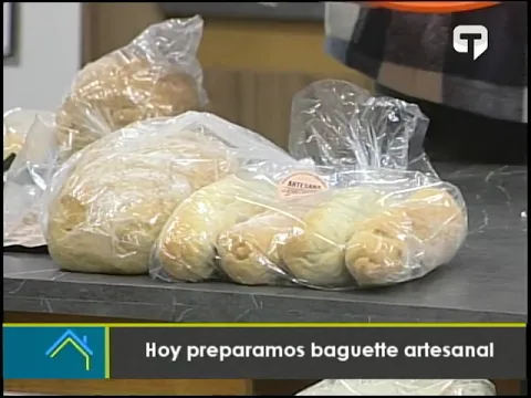 Hoy preparamos baguette artesanal