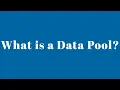 What is the Data Pool - SQL Server Big Data Clusters