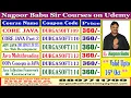 Nagoor Babu Sir Courses on Udemy