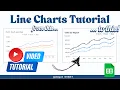 Google Sheets Line Charts Like a Pro TUTORIAL - Forecasts Styling Interactive Tips