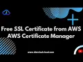 Free SSL Certificate from AWS AWS Certificate Manager ACM AWS SSL for EC2 for free