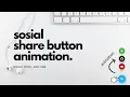 How To Create Social Media Share Button Using HTML And CSS Floating Button Smooth Animation