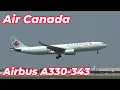 Air Canada ; C-GHKR ; Airbus A330-343 ; MXP ; 4K