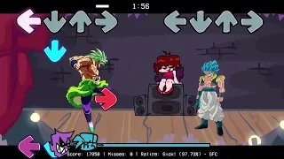 FNF Full Force Low Effort Full Force Gogeta Vs Broly 