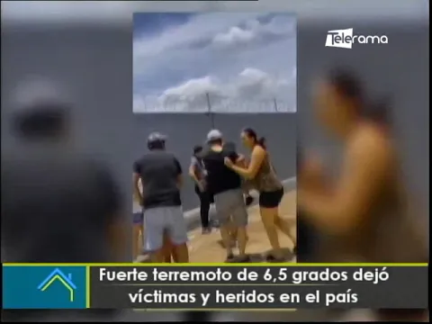 Fuerte terremoto de 6,5 grados dejó víctimas y heridos en el país