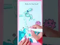 Germs Activity for Children Global Hand wash Day Paper Hand washing Game