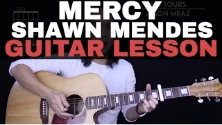 Download Mercy Guitar Tutorial Shawn Mendes Guitar Lesson |Easy Chords + Guitar Cover| MP3