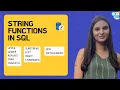 String Function Definition and Types Explained SQL Tutorial SQL Server Part 2