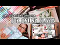 GET ORGANIZED WITH ME FOR COLLEGE GoogleCalendar setting up my planner Pinterest desktop collage