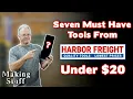 Seven Harbor Freight Must Have Tools For Any Shop - Under 20