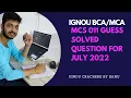 MCS 011 Problem Solving and Programming IGNOU BCA MCA Previous Year Question and Answer