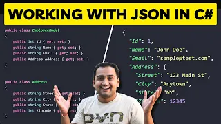 Serialization and Deserialization in C using System Text Json Complete Course