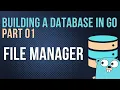 Building a Database from Scratch in Go part 01 - File Manager