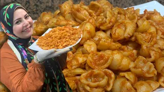 احلي واطعم مكرونه بالصلصه ممكن تعملوها 