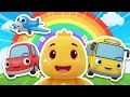 Learn Vehicles with Poco 🚗🚌✈️ | Car, Bus \u0026 Plane Song for Kids | POCO learning and Playing 