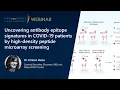 Uncovering epitope signatures in COVID-19 patients by high-density peptide microarray screening