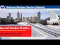NWS Atlanta Special Winter Weather Briefing 2pm Wed January 21 2026