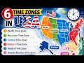 6 Time Zones in the USA Explained EST CST MST PST Alaska Hawaii Time