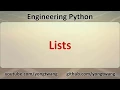 Engineering Python 05C Lists