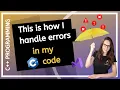 Exception handling in C How to handle errors in your program