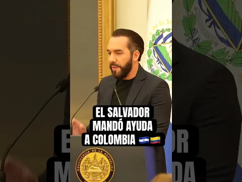 🇸🇻 El Salvador ya envió ayuda a Colombia tras el terremoto de 7.4. 🇨🇴✈️