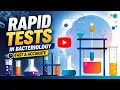 Rapid Tests in Bacteriology Catalase Oxidase Coagulase Spot Indole Urease and PYR Test