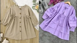 بلوزات صيفى موديلات 2024 اشيك بلوزات للمحجبات موديلات قمه الروعه جديد2024 