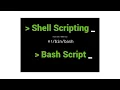 Shell Scripting Bash Scripts sh shell scripts