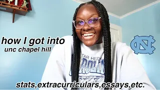 HOW I GOT INTO UNC Chapel Hill OUT OF STATE The COLLEGE ADMISSIONS CHAT EP 1